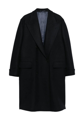 Fortela double-breasted coat - Blue