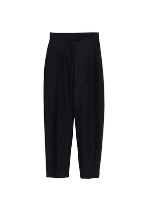 KHAITE Jude pinstripe trousers - Blue
