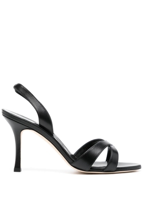 Manolo Blahnik 90mm slingback sandals - Black
