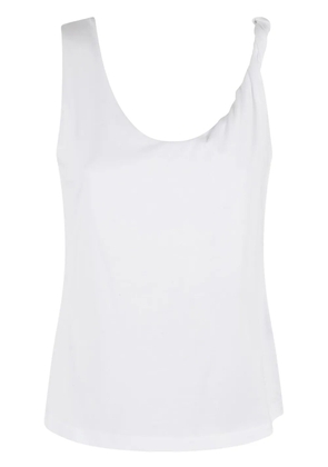 Federica Tosi jersey tank top - White