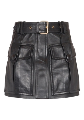 Balmain belted skirt - Black