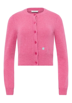 JW Anderson logo-embroidered cardigan - Pink