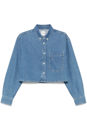 SANDRO cropped shirt - Blue