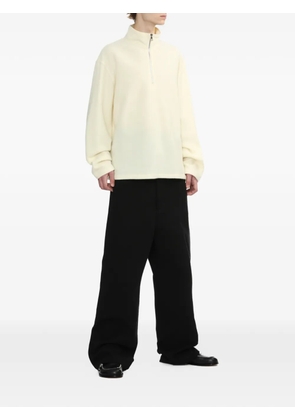 Rier zip fleece sweater - Neutrals