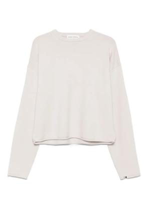 extreme cashmere round-neck sweater - Neutrals