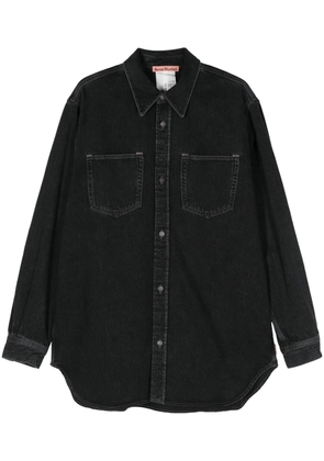 Acne Studios long-sleeve denim shirt - Black