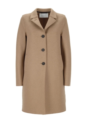 Harris Wharf London button-fastening wool coat - Brown