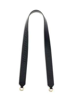 Jil Sander leather bag shoulder strap - Black