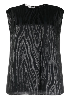 Stella McCartney moire-effect tank top - Black