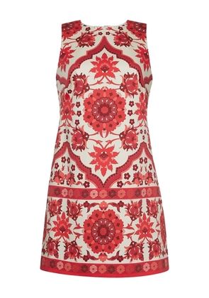 Cara Cara Mackenzie floral-print mini dress - Neutrals