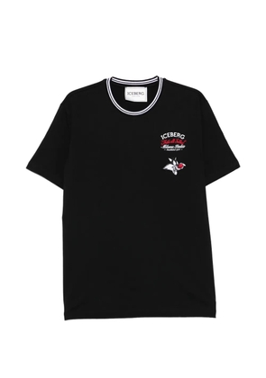 Iceberg ringer graphic T-shirt - Black