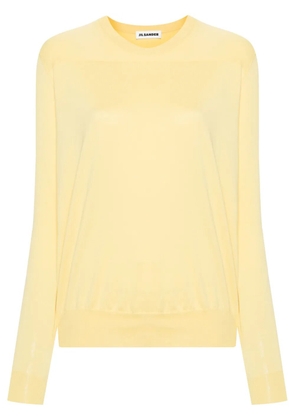 Jil Sander panelled cotton jumper - Yellow
