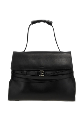 Moschino Tie Me belt-detail tote bag - Black