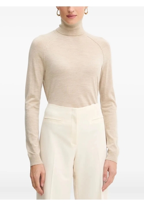 BOSS roll-neck long-sleeve sweater - Neutrals