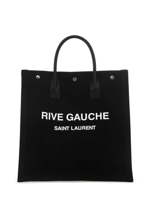 Saint Laurent Rive Gauche canvas tote bag - Black