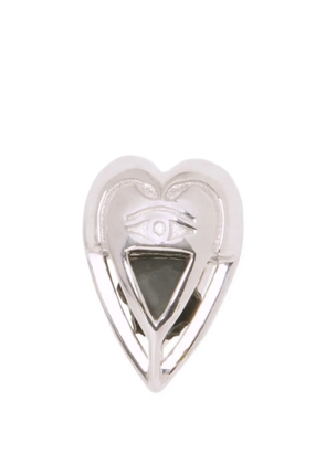 Capsule Eleven heart-shape stud earrings - Silver