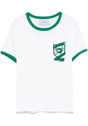 Coperni embroidered T-shirt - White