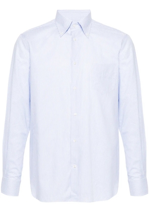 Boggi Milano striped cotton shirt - Blue
