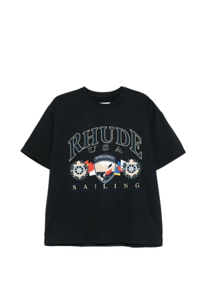 RHUDE graphic T-shirt - Black