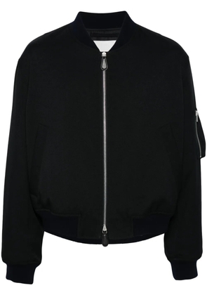 Jil Sander padded bomber jacket - Blue