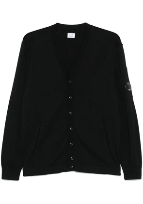 C.P. Company Lens-detail cardigan - Black