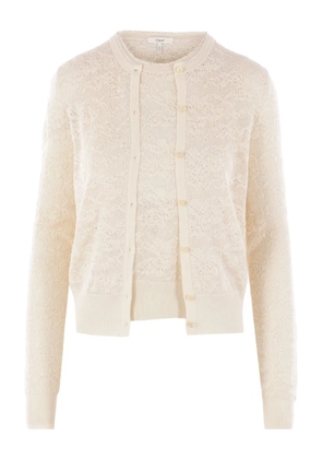 Chloé open-knit cardigan - Neutrals