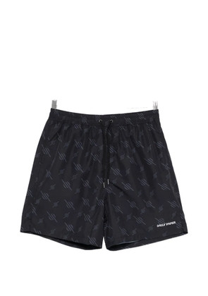 Daily Paper patterned swim shorts - Black