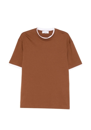Lardini round-neck T-shirt - Brown