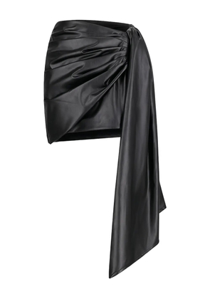 David Koma draped mini skirt - Black