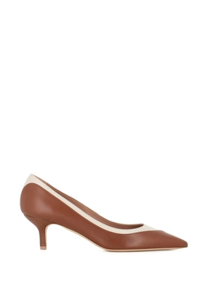 Malone Souliers pointed toe two-tone pumps - Brown
