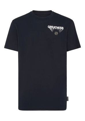 Philipp Plein logo-plaque T-shirt - Blue