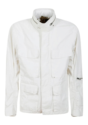 Ten C multi-pocket linen jacket - White