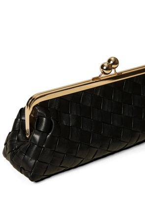 TWINSET braided-pattern clutch bag - Black