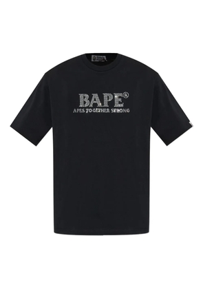 A BATHING APE® rhinestone-embellished T-shirt - Black