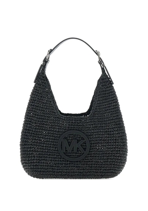 Michael Michael Kors small Nolita logo-appliqué shoulder bag - Black