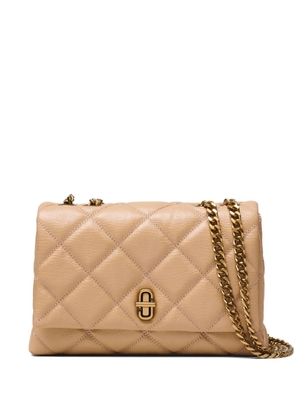 Marc Jacobs The Slim quilted dual-chain leather shoulder bag - Neutrals