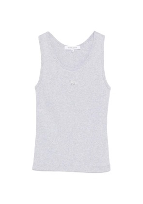 Maison Kitsuné logo-patch tank top - Grey