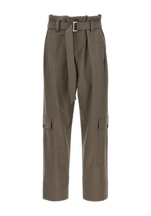 Brunello Cucinelli belted cargo trousers - Grey