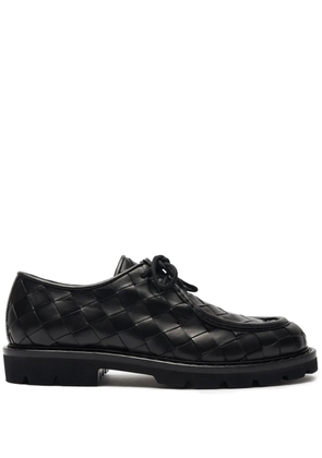 Scarosso Damiano leather derby shoes - Black