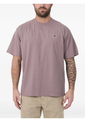 Stone Island logo-patch T-shirt - Grey