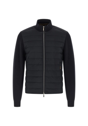 Moorer quilted zip jacket - Black
