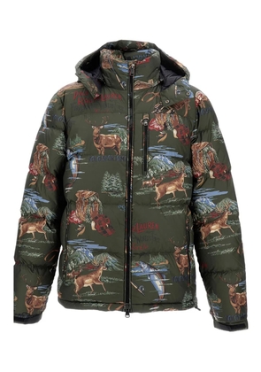 Polo Ralph Lauren printed puffer jacket - Green