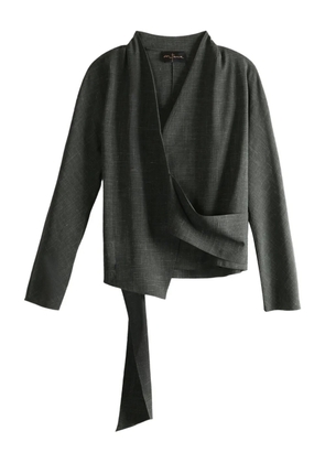 Cortana Tiempo wrap-tie jacket - Green