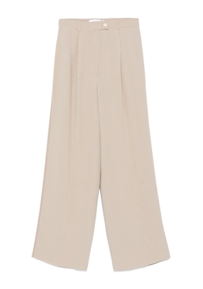 DE SANTIS crepe trousers - Neutrals
