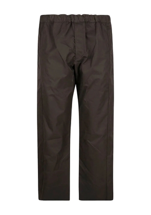 Alexander McQueen elasticated-waistband straight trousers - Black