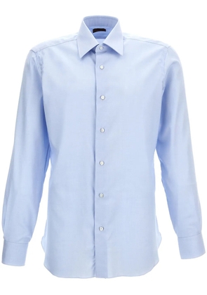 Barba cotton shirt - Blue