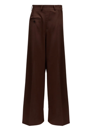 MM6 Maison Margiela single-stitch logo trousers - Brown