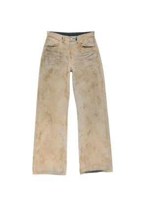 Acne Studios patch denim wide-leg jeans - Neutrals