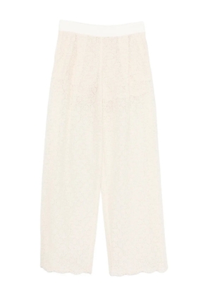Ermanno Scervino scalloped trousers - Neutrals