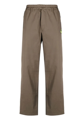 BARROW elasticated-waist chino trousers - Green